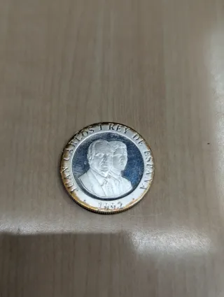 Moneda Plata Madrid 1992 Capital Europea