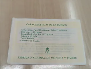 Moneda Plata Madrid 1992 Capital Europea