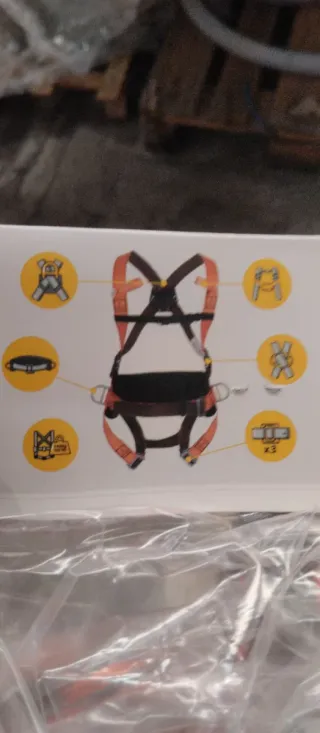 Imbracatura di sicurezza arancione