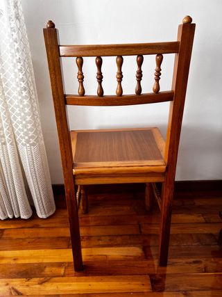 4 Sillas Roble Macizo Estilo Clásico. Nuevas