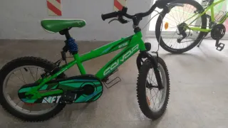 Bicicleta Infantil Verde Meteor
