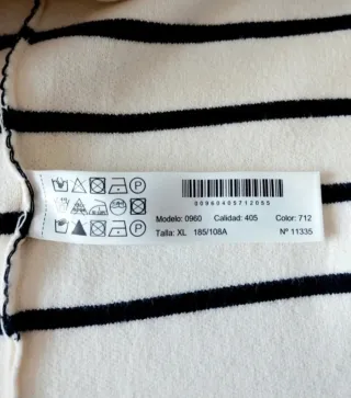 Jersey Massimo Dutti Rayas Viscosa Talla XL