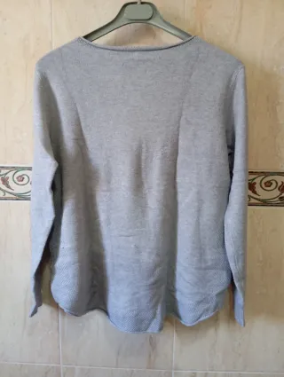 Jersey gris punto Corazon L/XL básico