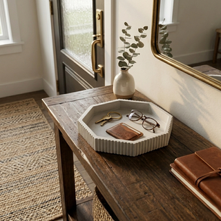 Vassoio Svuotatasche Ottagonale Minimal