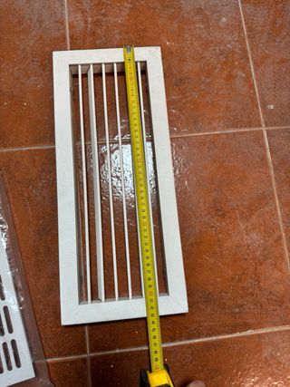 Pack 2 Rejillas  700x150mm y conducto aire