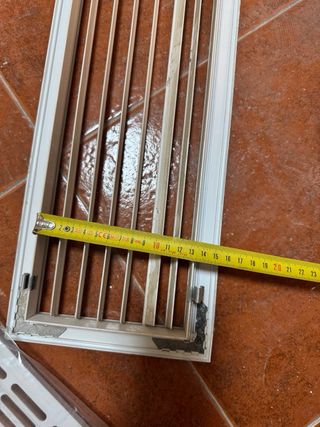 Pack 2 Rejillas  700x150mm y conducto aire