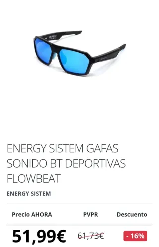 Gafas Energy Sistem Bluetooth Urban Music,