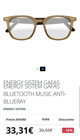 Gafas Energy Sistem Bluetooth Urban Music,