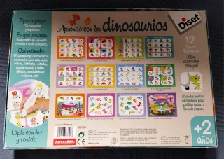 Diset Juego Educativo Dinosaurios +2 Años
