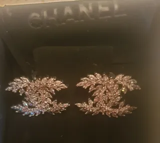 Orecchini Chanel originali oro e argento