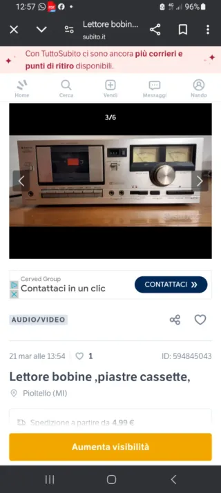 Piastre stereo Philips, Sanyo, Sony, Technics