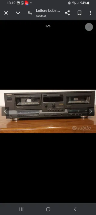 Piastre stereo Philips, Sanyo, Sony, Technics