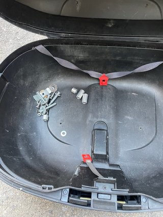 Baúl para moto tipo scooter