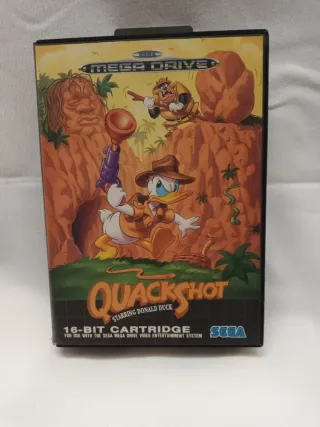 Quackshot con protagonista Paperino Mega Drive