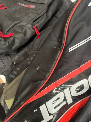 Paletero Babolat Pure Strike Negro/Rojo