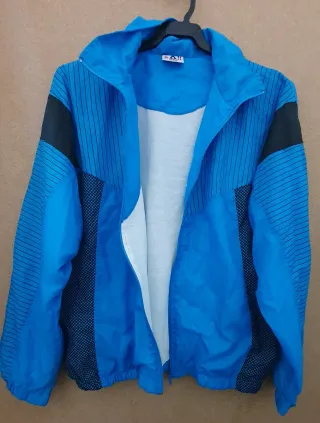 Chaqueta Vintage Active Azul y Negra