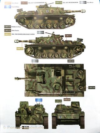 Maqueta StuH 42 AUSF.G Early (con interior) 1/35