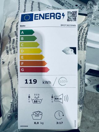 309.Secadora Beko 8 kilos Bomba Calor Nueva Tara