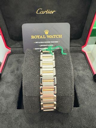 Cartier Tank Francaise ref. 2300 oro y acero