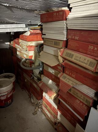 Lote materiales construcción (piedra, granito,...)