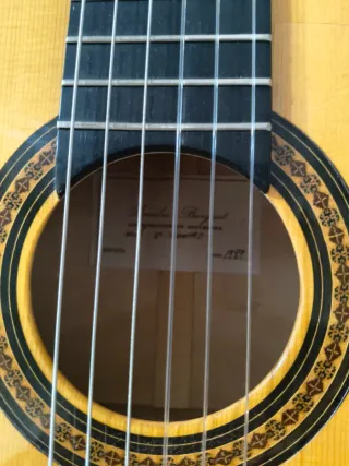 Guitarra Flamenca amplificada Amalio Burguer