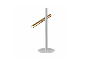 Lámpara Sobremesa LED Schuller Varas blanca/oro