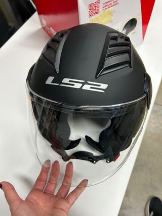 Casco NUEVO LS2 Talla XS Negro