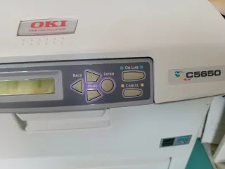 Impresora Láser OKI C5650 Blanca impresión color