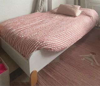 Cama Montessori 90x200 Alto 32 Madera Maciza