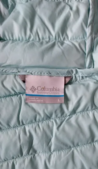 Chaqueta Columbia turquesa