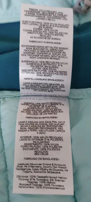 Chaqueta Columbia turquesa