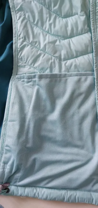 Chaqueta Columbia turquesa