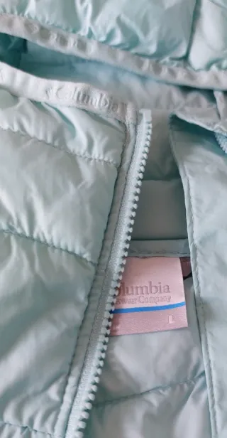 Chaqueta Columbia turquesa