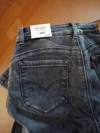 Vaqueros Denim Fashion grises