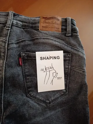 Vaqueros Denim Fashion grises