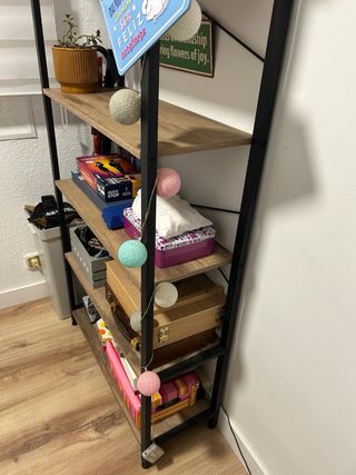 Estantería Madera y Metal