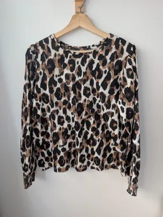 Camiseta manga larga animal print