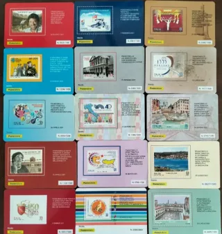 Lotto Tessere Filateliche 2017-2022