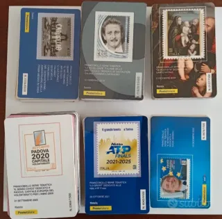 Lotto Tessere Filateliche 2017-2022