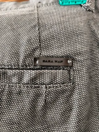 Pantalón de vestir gris hombre