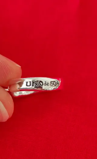 Pendientes Aro Plata Uno de 50