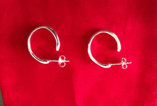 Pendientes Aro Plata Uno de 50