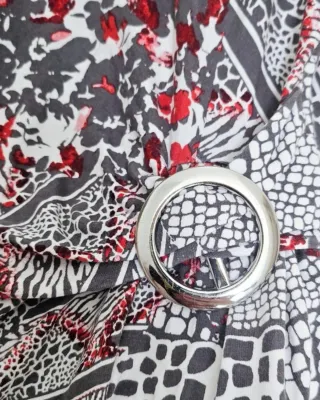 Jersey Charles Vögele Gris Blanco Talla XL 44 46