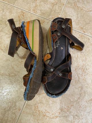 Sandalias ART Piel T.37 Cómodas y Originales
