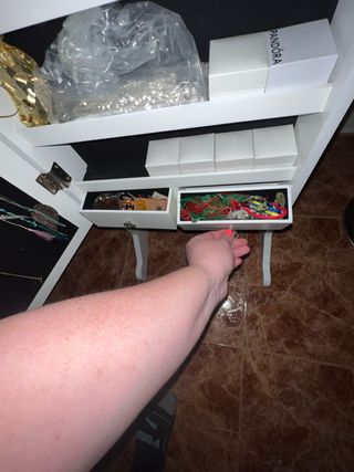 Espejo Joyero Blanco