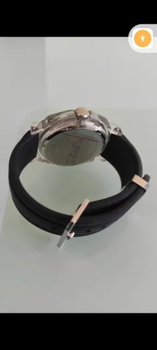 Reloj Kbros Negro y Plateado