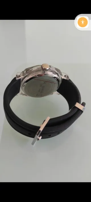 Reloj Kbros Negro y Plateado