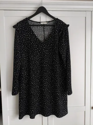 Vestido Mango Negro Talla l