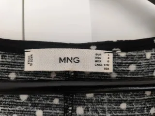 Vestido Mango Negro Talla l