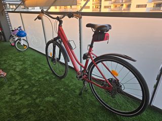 Bicicleta Riverside 120 con asiento niño